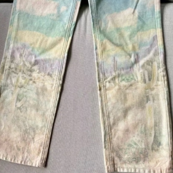 Free People Maggie Scenic Jeans  in Multi size 25 NWT - Picture 5 of 5